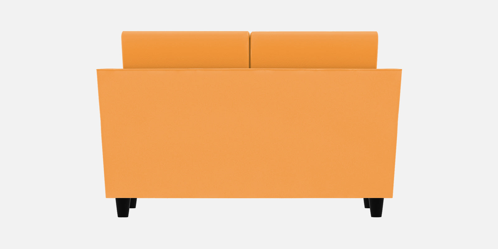 Bristo Velvet 2 Seater Sofa In Tangerine orange Colour With Storage - Febonic Living