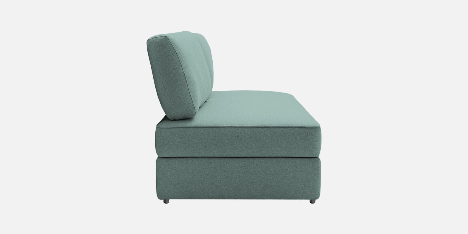 Vito Fabric Day Bed In Suka Blue Colour With Storage - Febonic Living