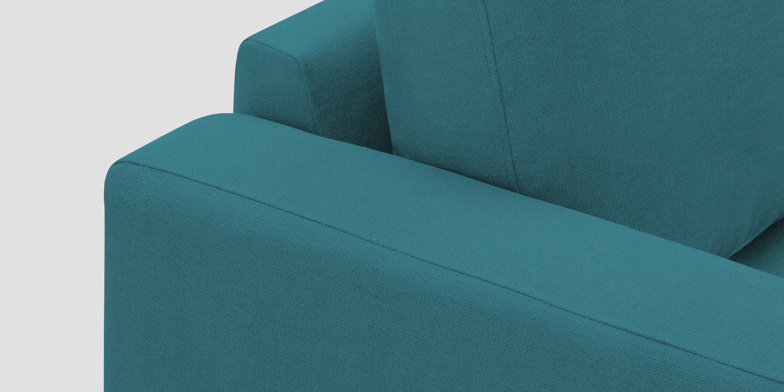 Esha Fabric 3 Seater Sofa In Water Blue Colour - Febonic Living