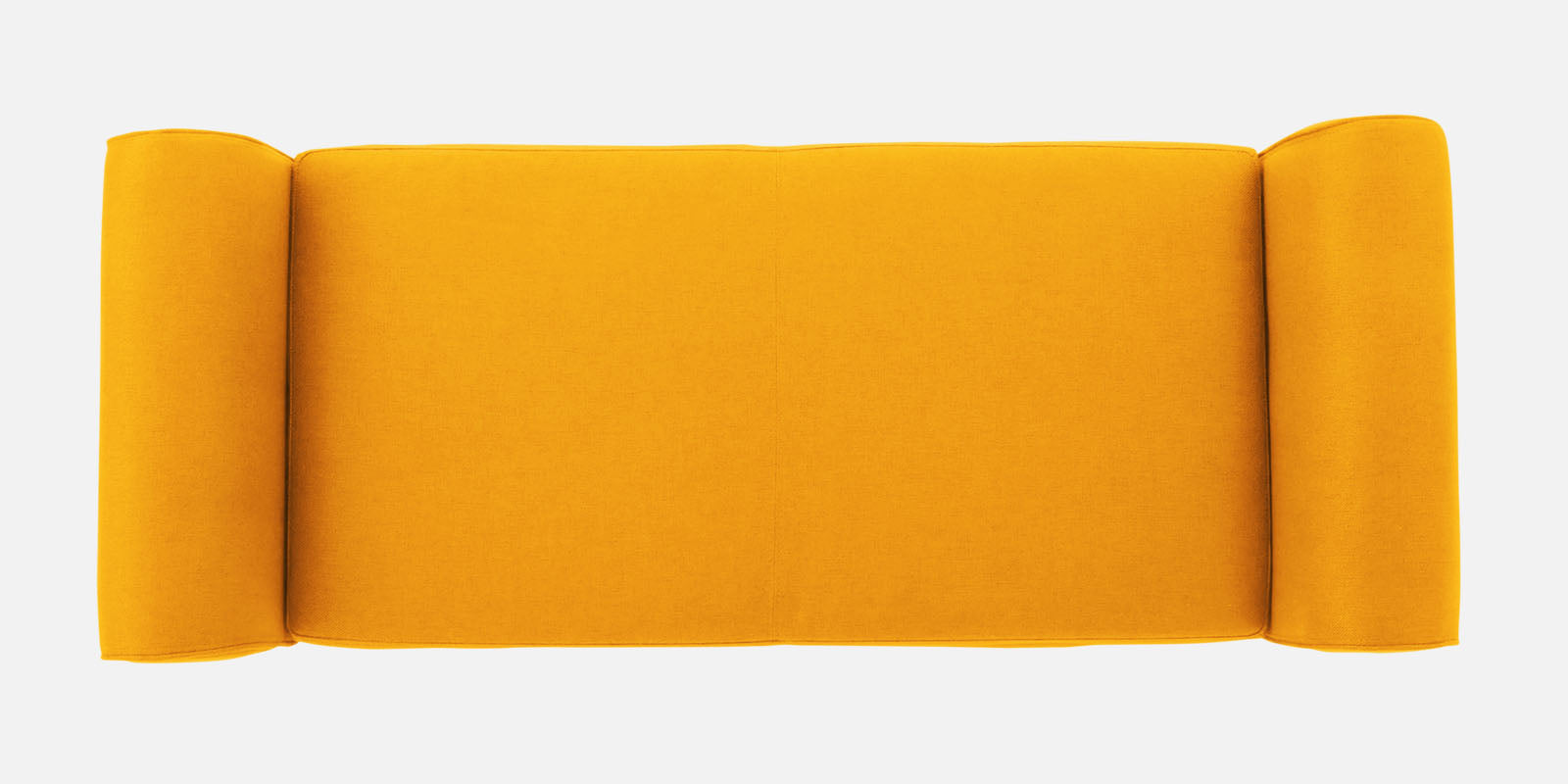 Molo Fabric 2 Seater Recamier in Bold Yellow Colour With Storage