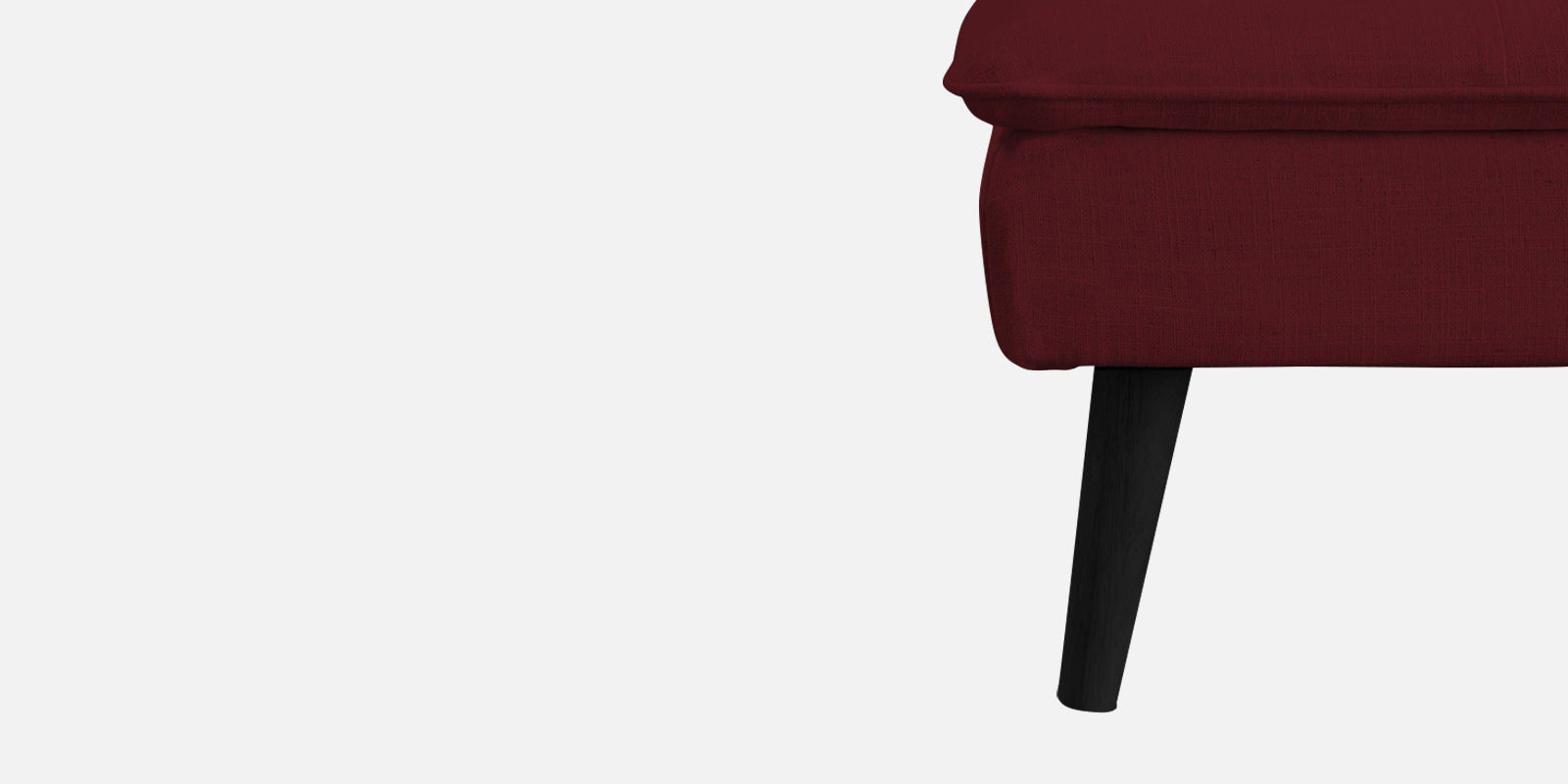 Toner Fabric 3 Seater Convertible Sofa Cum Bed In Blood Maroon Colour - Febonic Living
