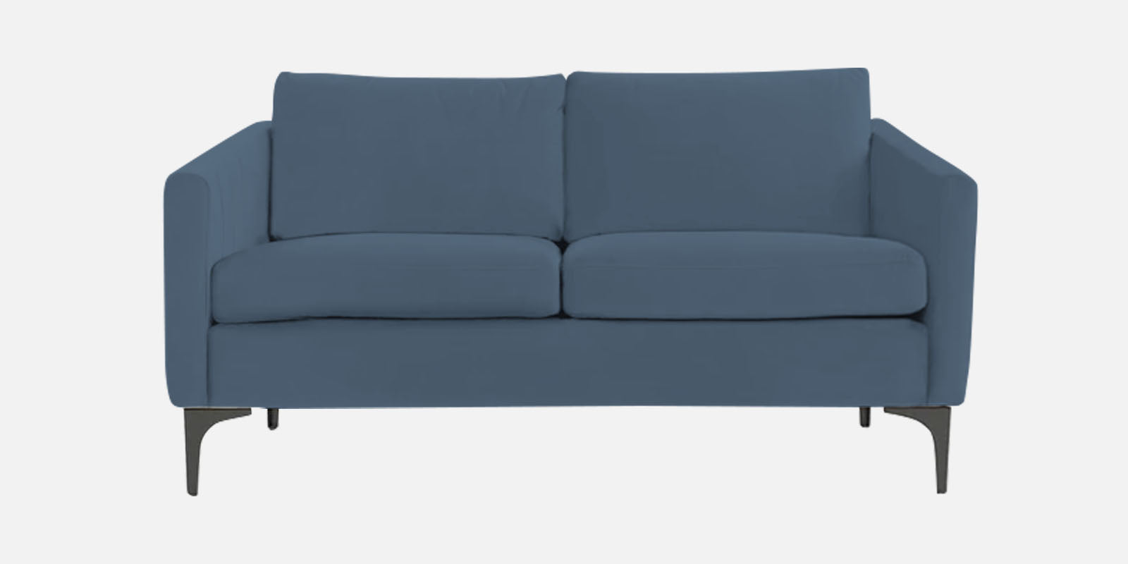 Haru Velvet 2 Seater Sofa In Oxford Blue Colour - Febonic Living