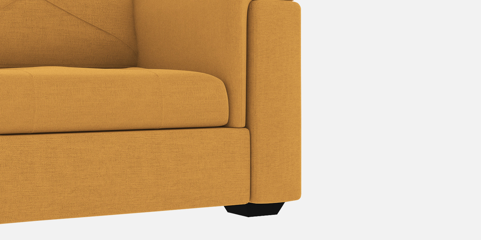 Andres Fabric 2 Seater Sofa In Blush Yellow Colour - Febonic Living