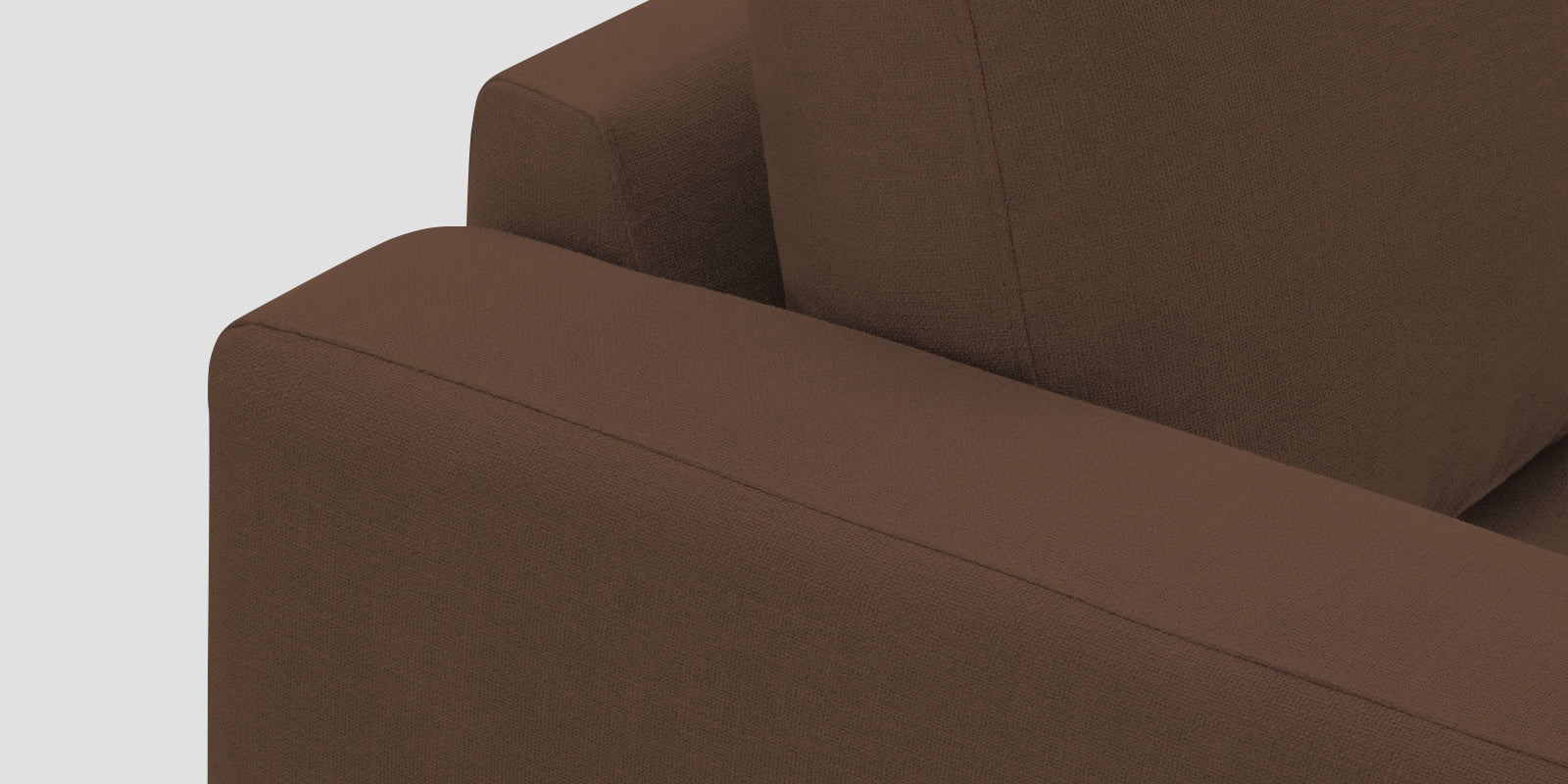 Esha Fabric 2 Seater Sofa In Ash Brown Colour - Febonic Living