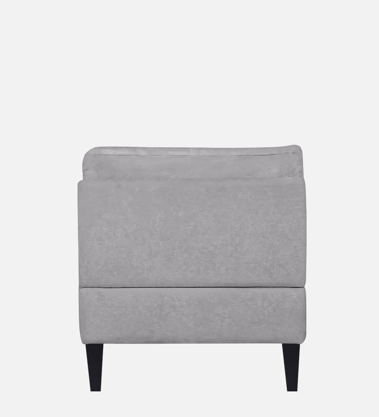 Nadia Fabric Armless Chaise Lounger In Lit Grey Colour - Febonic Living