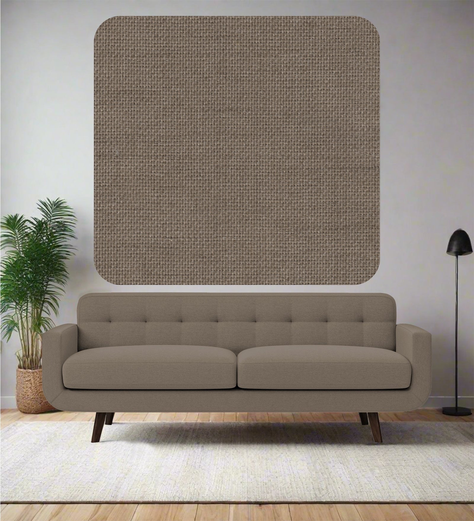 Lenin Crypto Fabric Hazel Beige 116 Code - Febonic Living