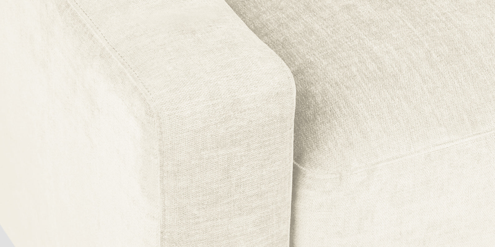 Dara Fabric 2 Seater Sofa In Ivory Cream Colour - Febonic Living
