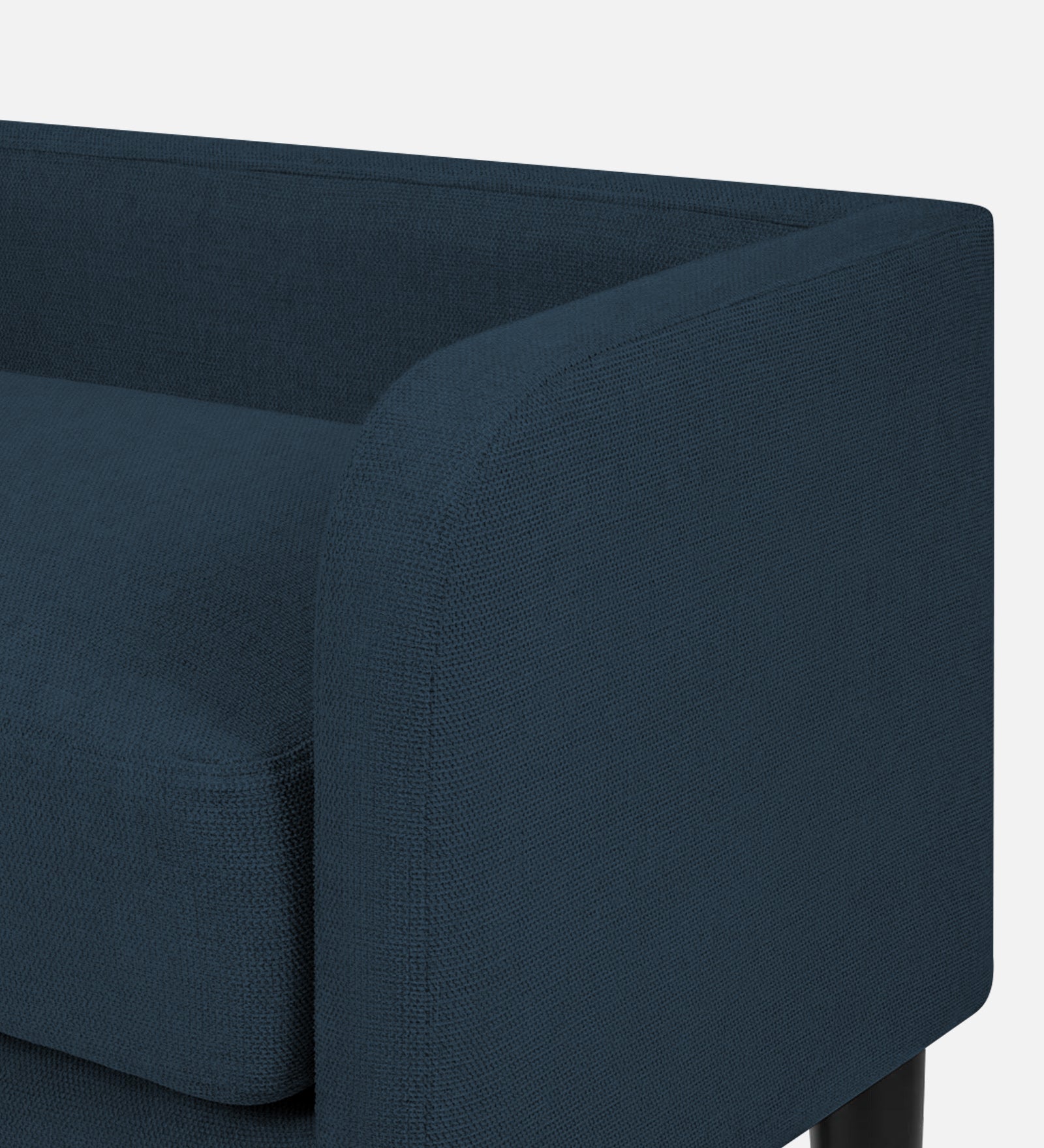 Maya Fabric Bench In Light Blue Colour - Febonic Living