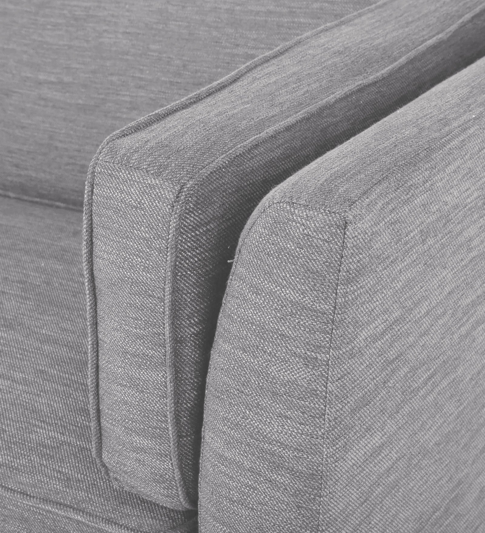 Nigar Fabric 1 Seater Sofa In  Lit Grey Colour - Febonic Living