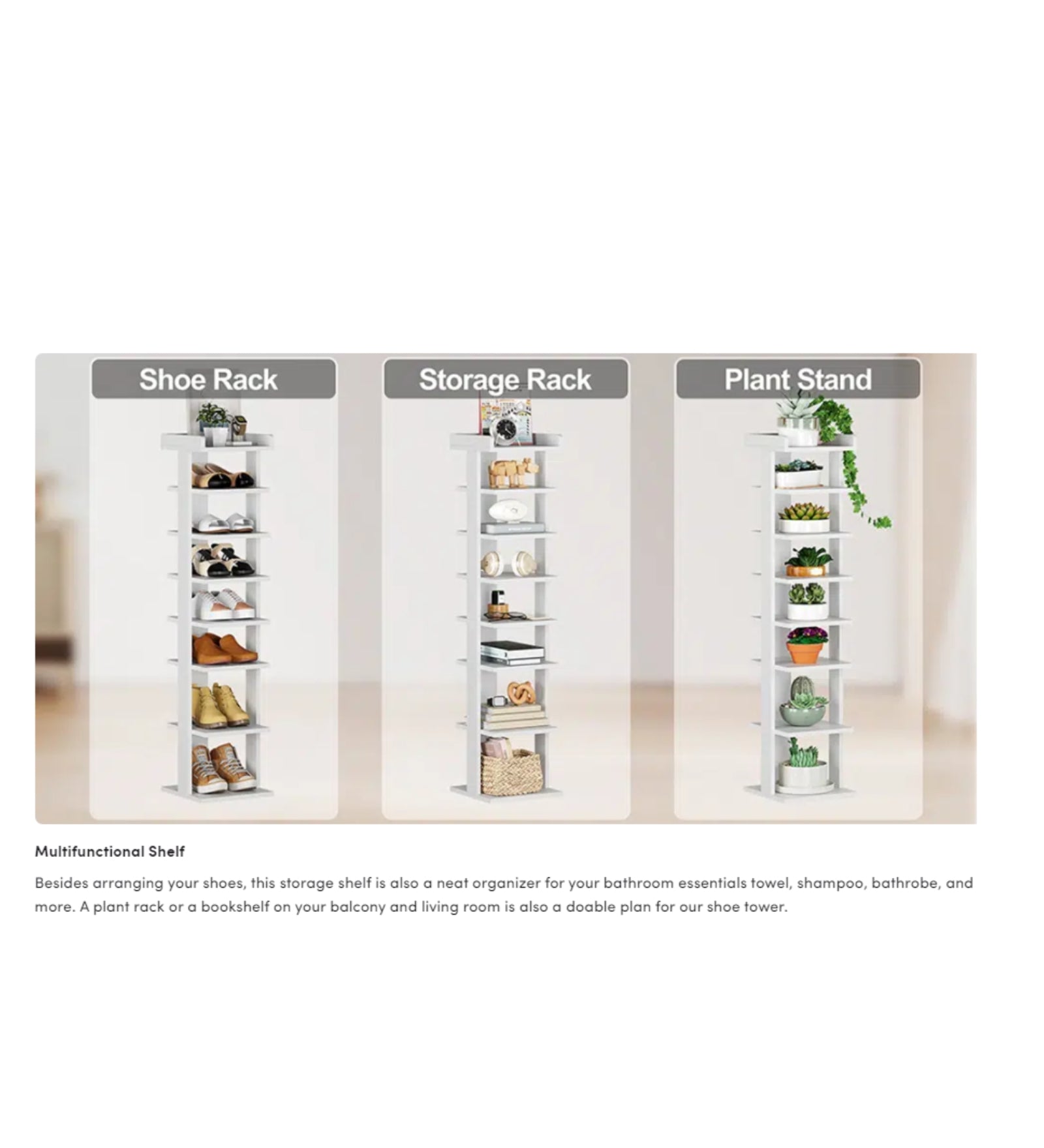 Monis Shoe Rack In Frosty White And Wenge Finish - Febonic Living