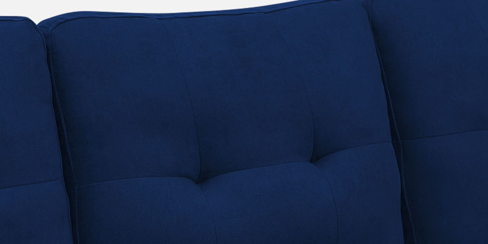Thomas Fabric LHS Sectional Sofa (3+Lounger) In Royal Blue Colour - Febonic Living