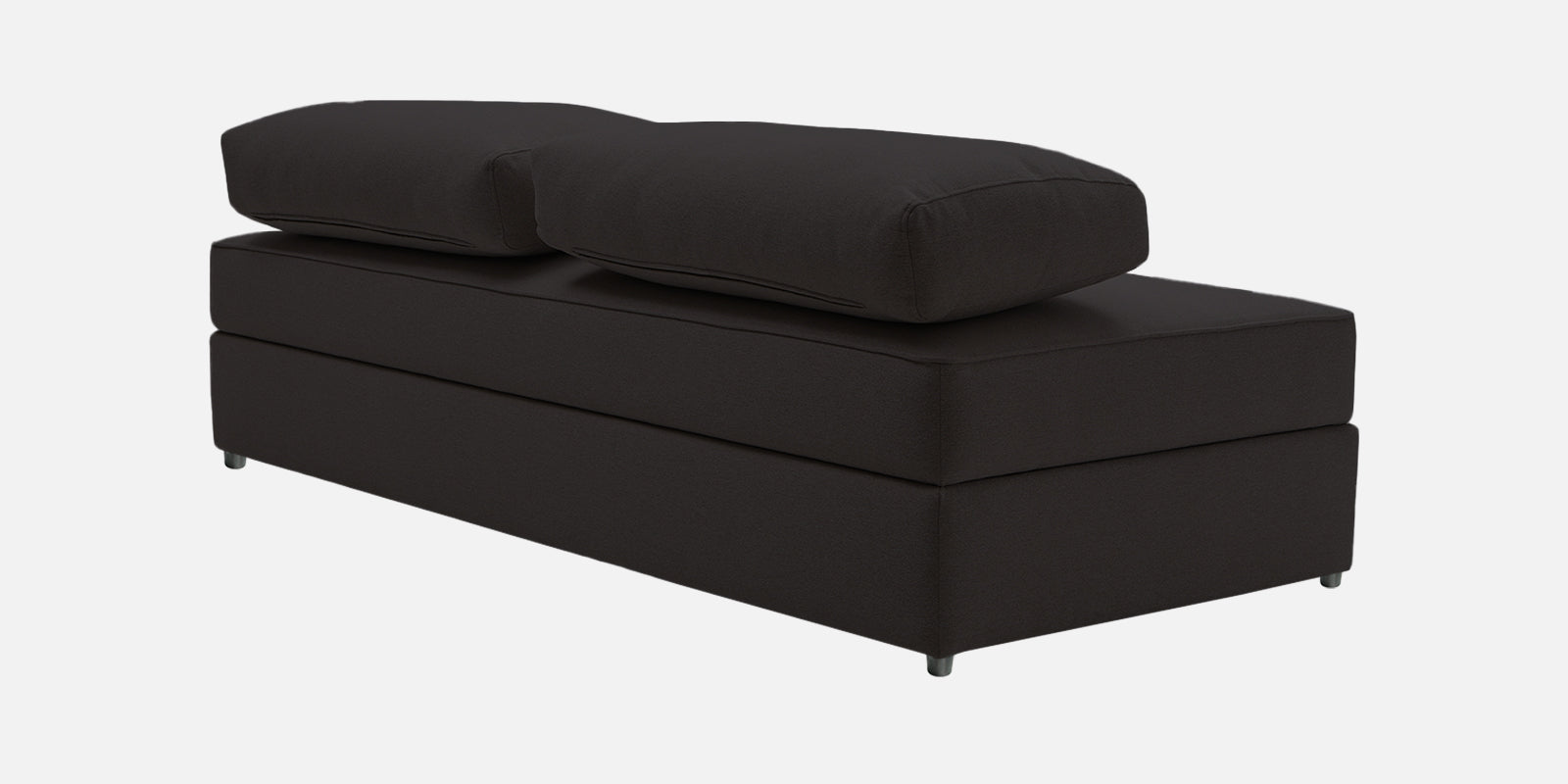 Vito Fabric Day Bed In Maba Grey Colour With Storage - Febonic Living