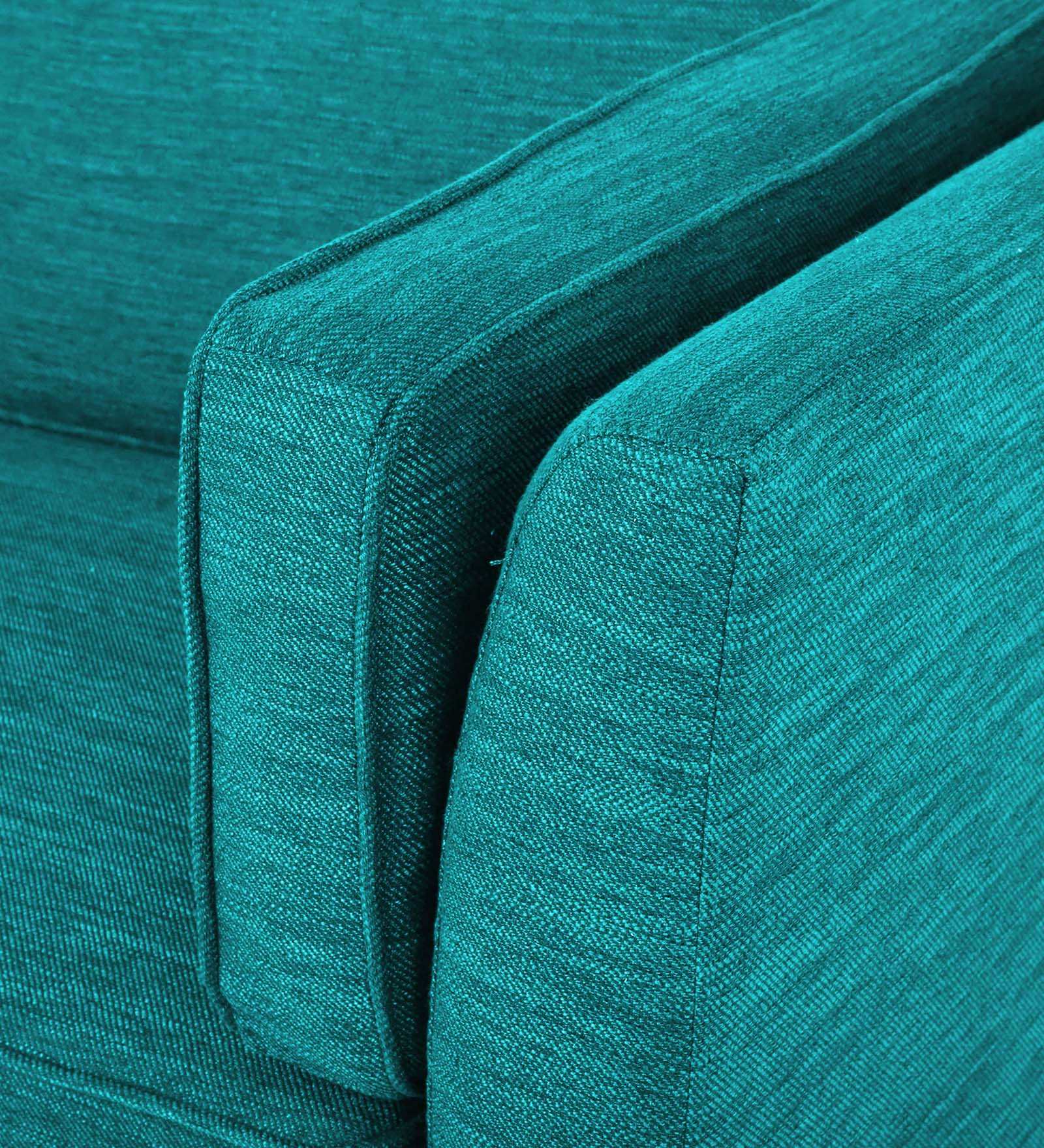 Nigar Fabric 1 Seater Sofa In  Sea Green Colour - Febonic Living