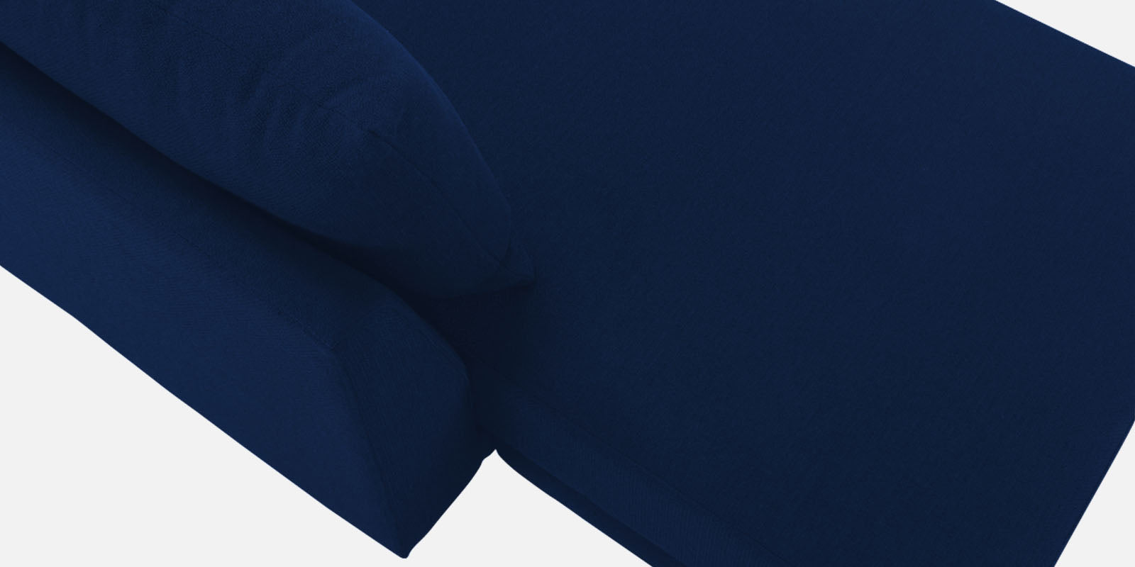 Ira Fabric LHS 6 Seater Convertible Sofa Cum Bed In Royal Blue Colour - Febonic Living