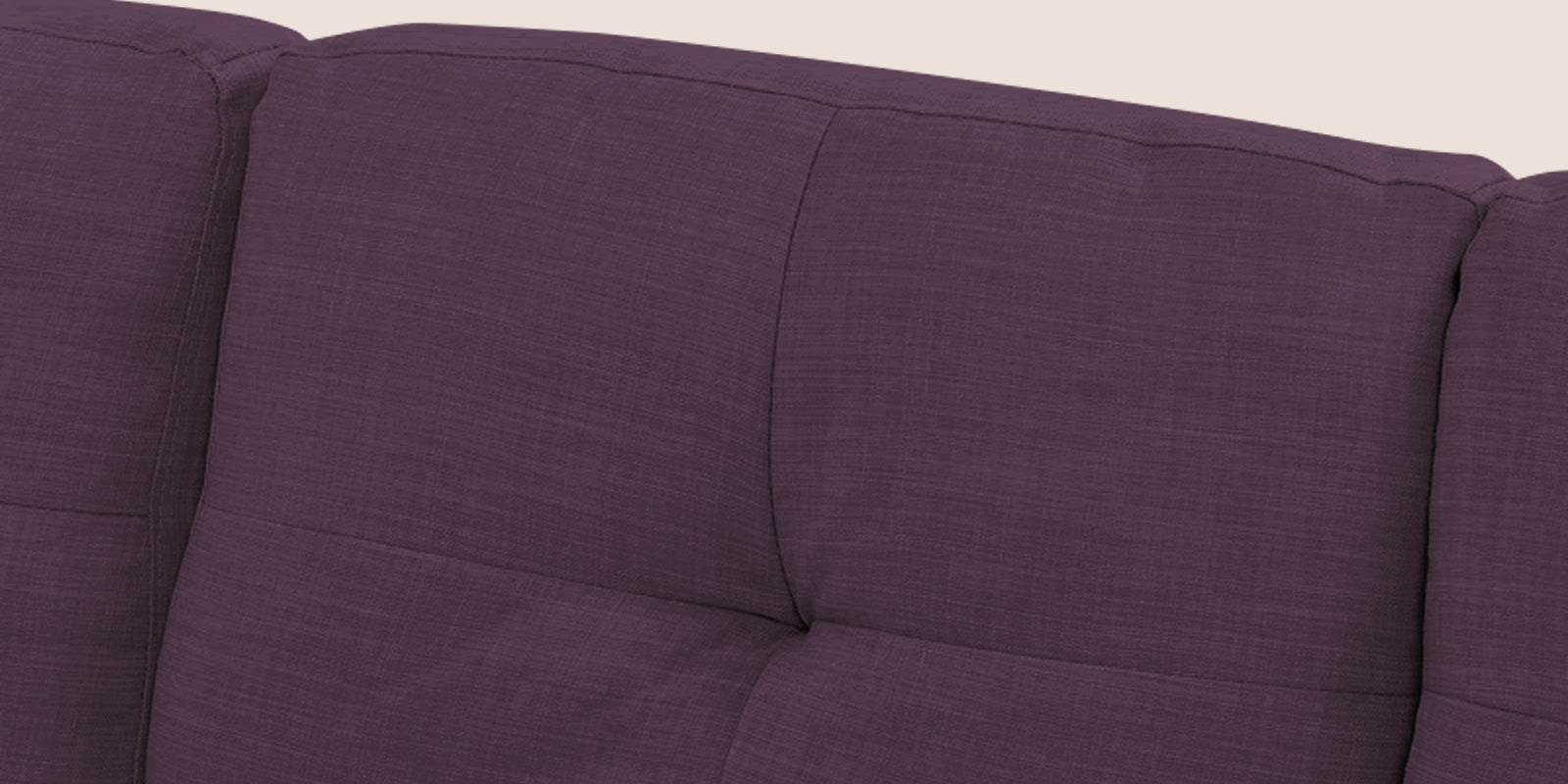 Jody Fabric 3 Seater Pull Out Sofa Cum Bed In Greek Purple Colour With Storage - Febonic Living