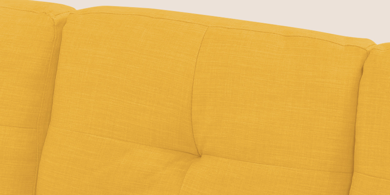 Jody Fabric 3 Seater Pull Out Sofa Cum Bed In Bold Yellow Colour With Storage - Febonic Living