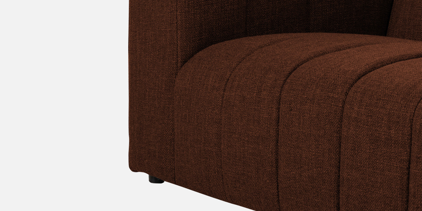 Lara Fabric 2 Seater Sofa In Coffee Brown Colour - Febonic Living