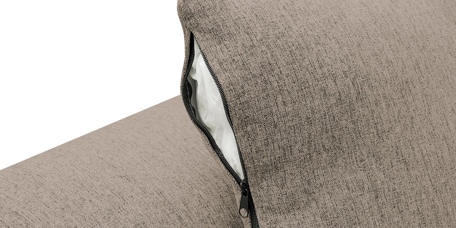 Bony Fabric 3 Seater Convertible Sofa Cum Bed In Khaki Beige Colour - Febonic Living