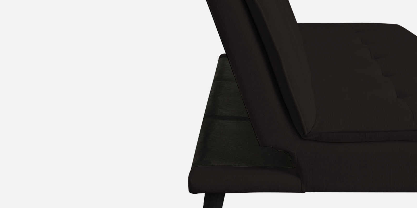 Toner Fabric 3 Seater Convertible Sofa Cum Bed In Cara Brown Colour - Febonic Living