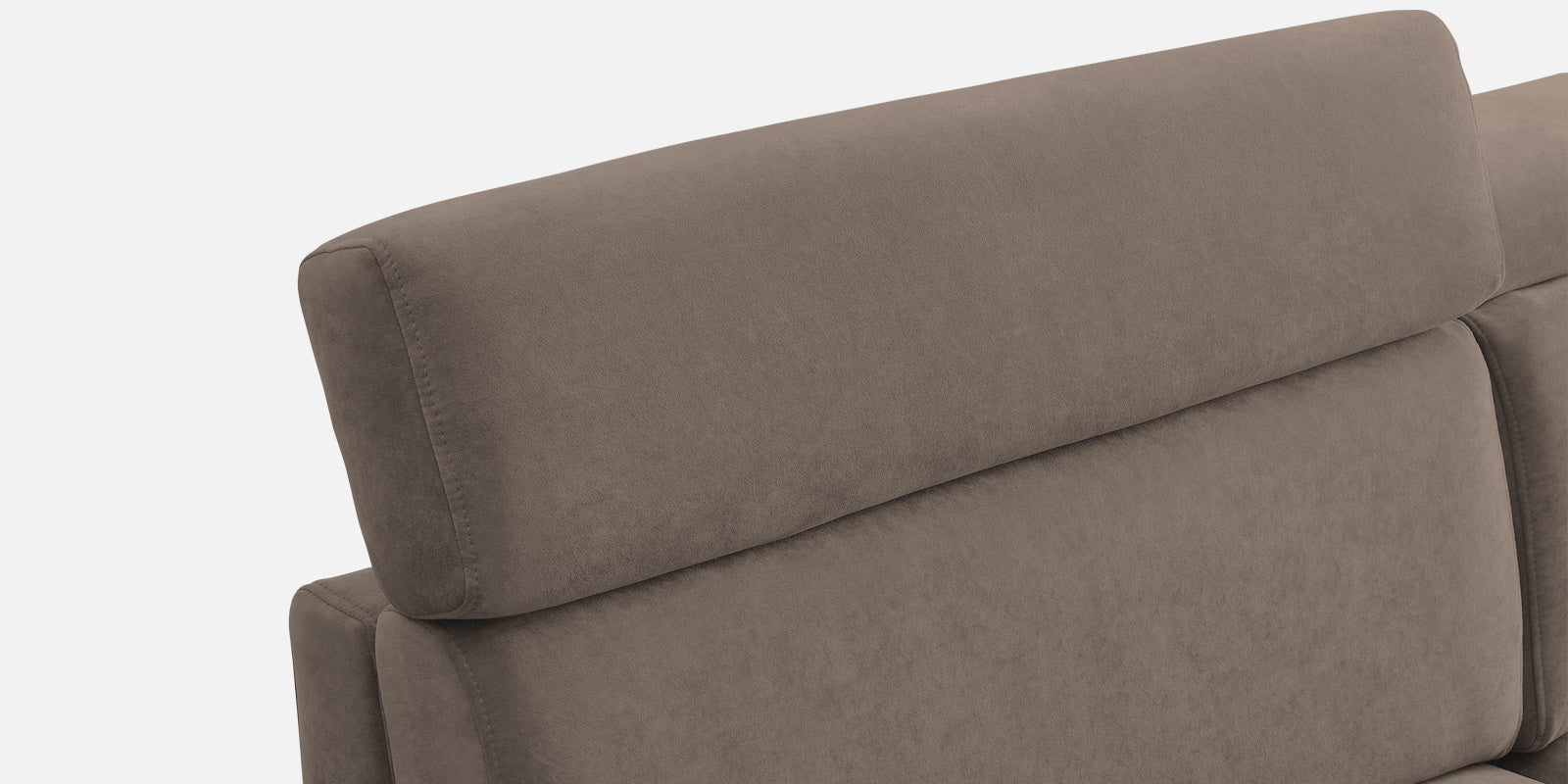 Hiro Fabric 3 Seater Sofa In Rock Beige Colour - Febonic Living
