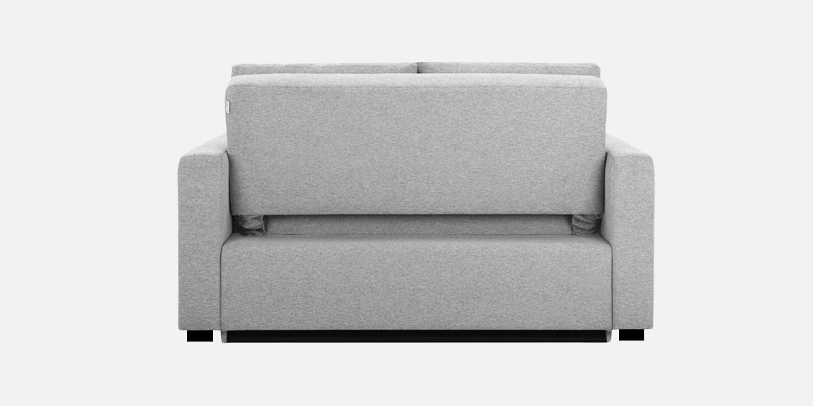 Lobby Fabric 2 Seater Pull Out Sofa Cum Bed In Lit Grey Colour - Febonic Living