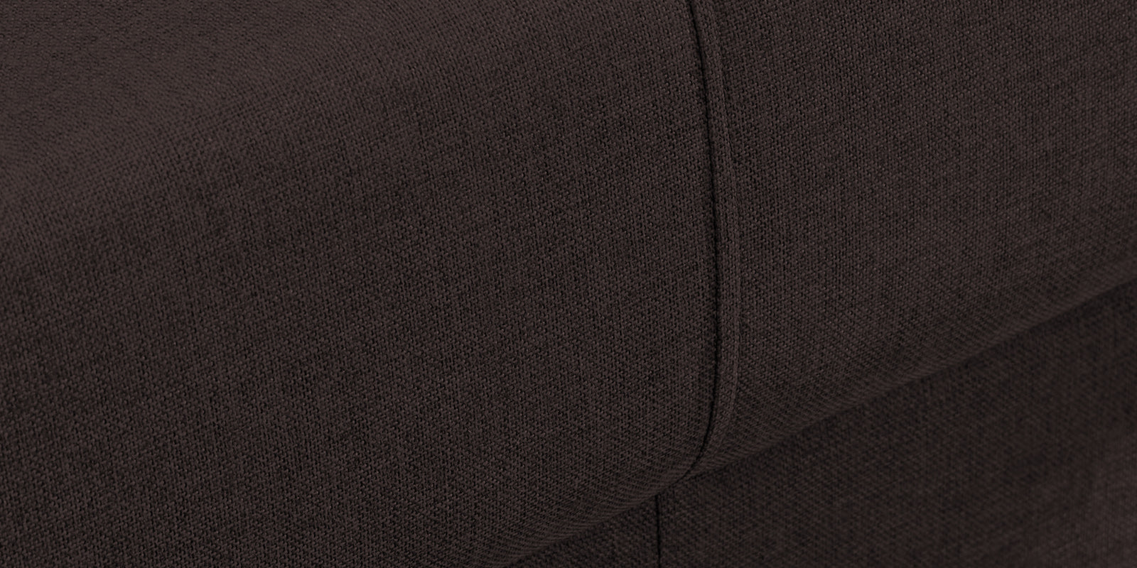 Devo Fabric 3 Seater Sofa In Dark Brown Colour - Febonic Living