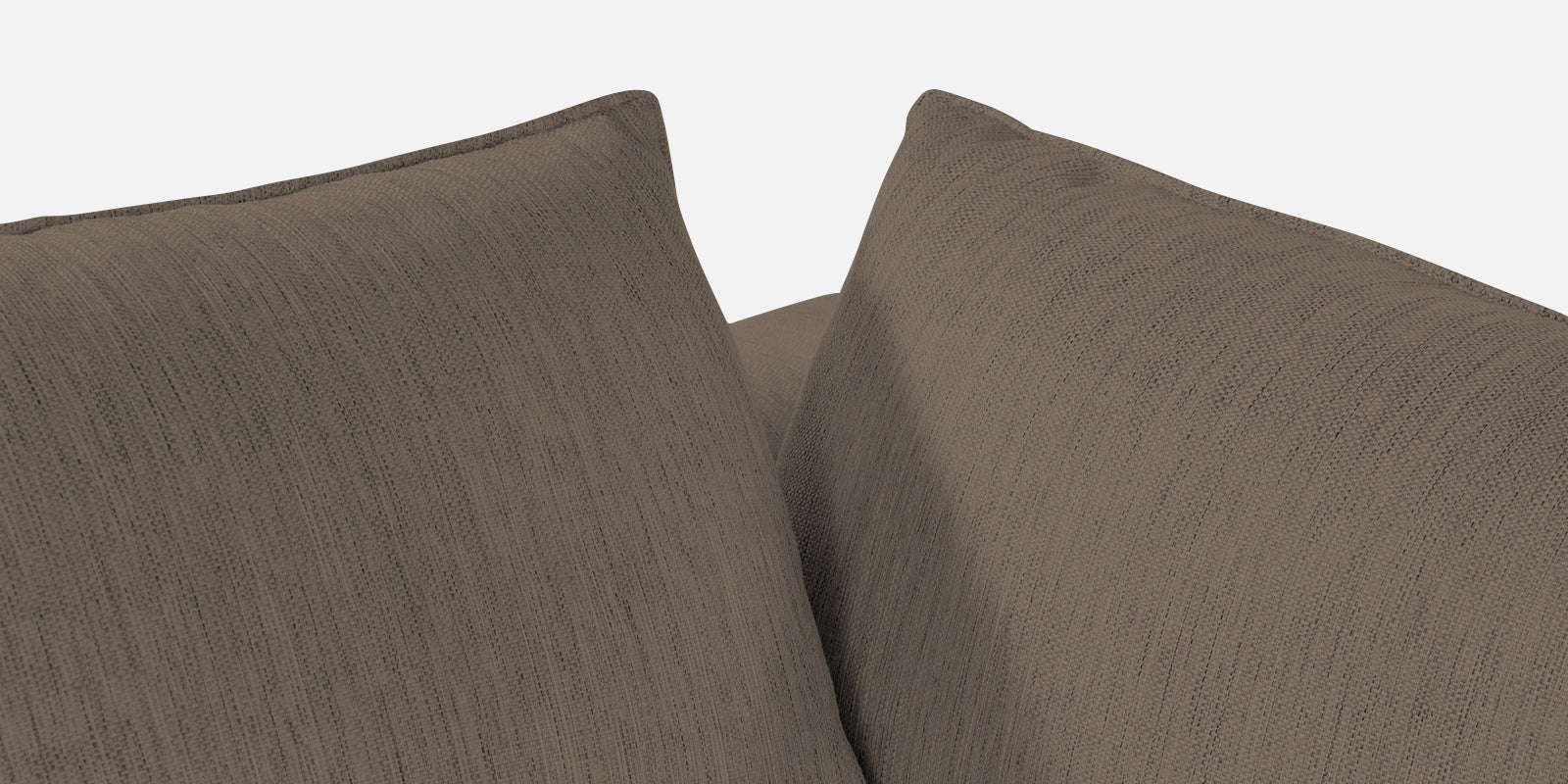 Ziggy Fabric LHS Sectional Sofa (3+Lounger) In Hazel Beige Colour - Febonic Living