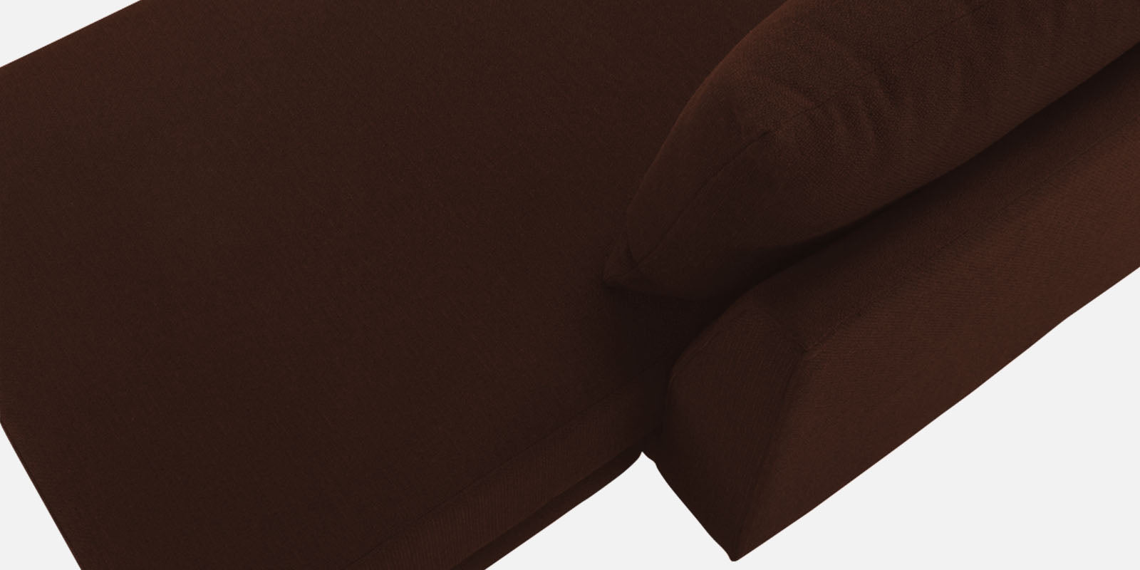 Ira Fabric RHS 6 Seater Convertible Sofa Cum Bed In Coffee Brown Colour - Febonic Living