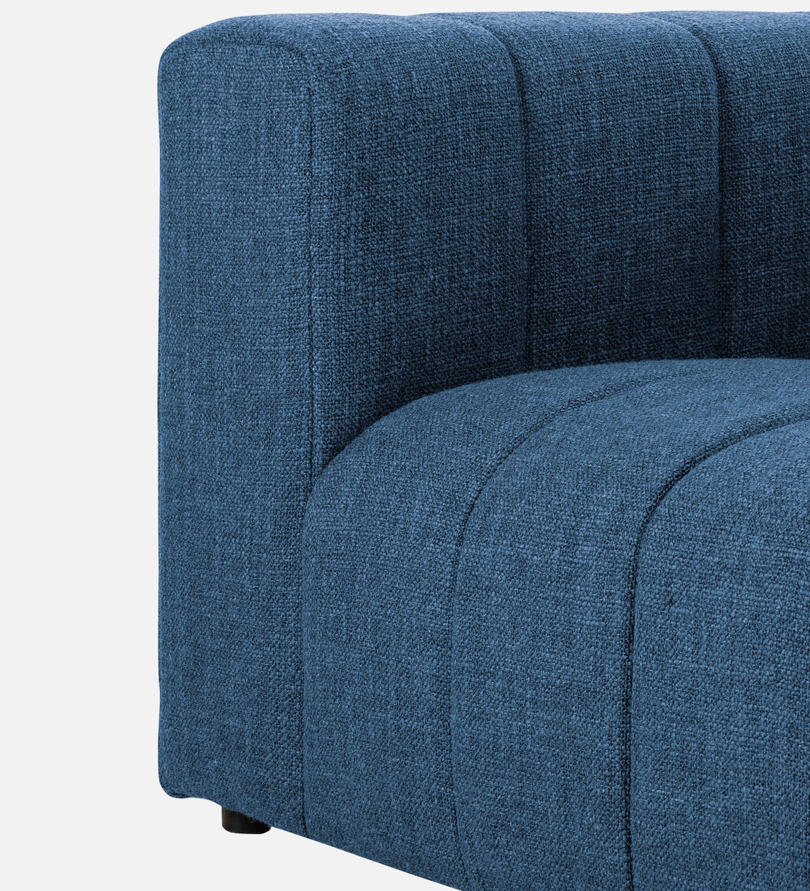 Lara Fabric 1 Seater Sofa In Light Blue Colour - Febonic Living