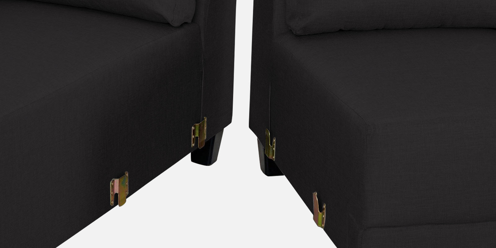 Perry Fabric RHS Sectional Sofa (3+Lounger) In Maba Grey Colour - Febonic Living