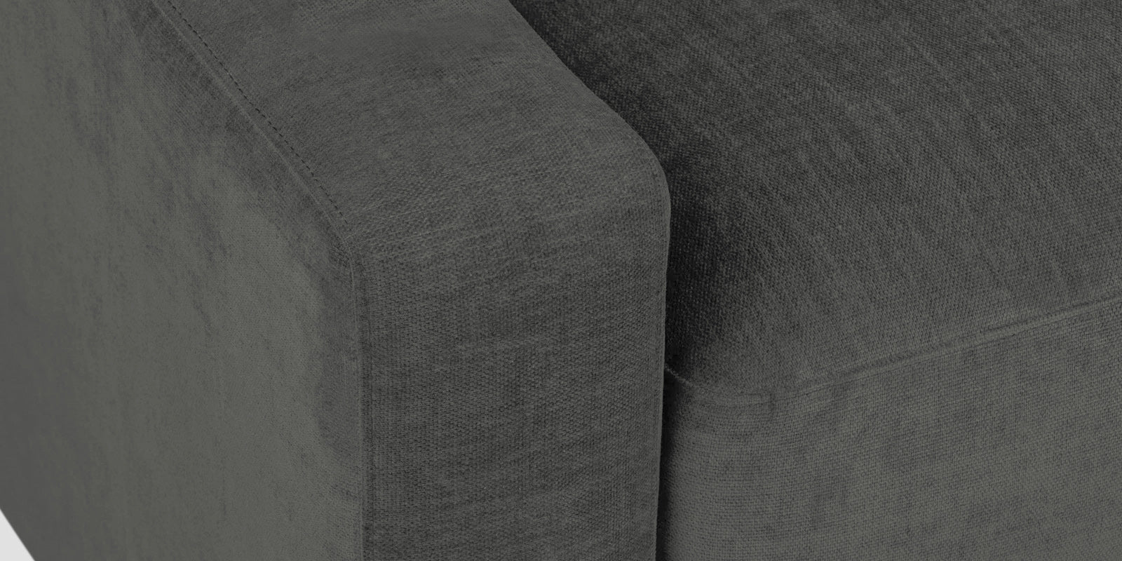 Dara Fabric 3 Seater Sofa In Charcoal Grey Colour - Febonic Living