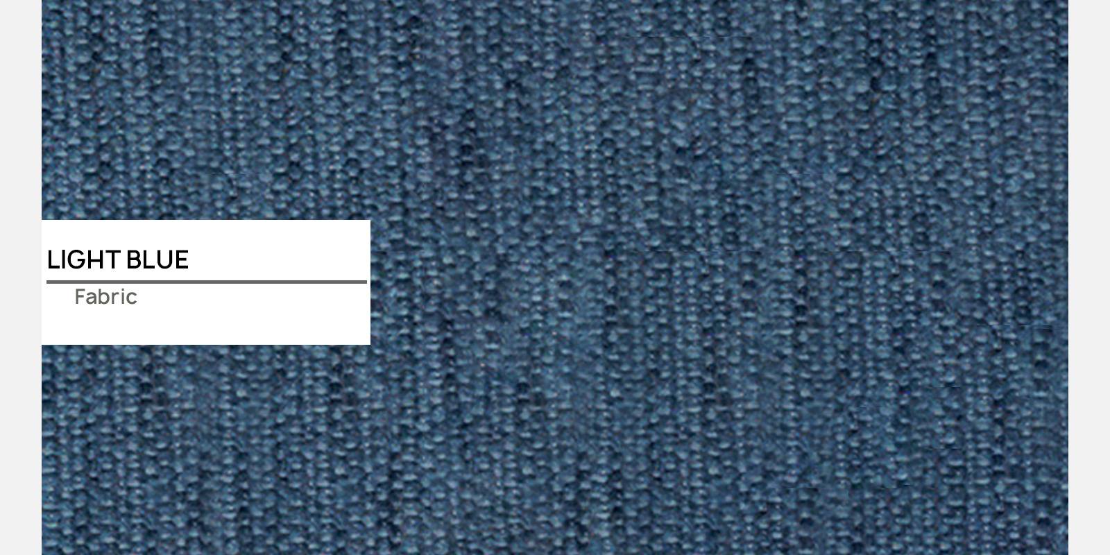 Kera Fabric 3 Seater Sofa In Light Blue Colour - Febonic Living