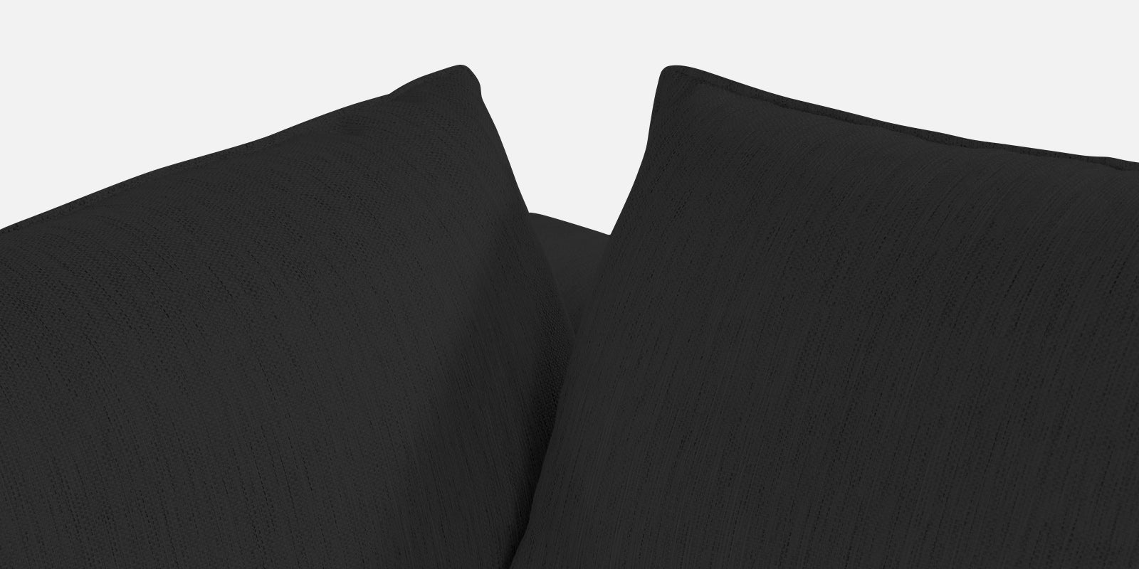 Ziggy Fabric RHS Sectional Sofa (3+Lounger) In Bitter Black Colour - Febonic Living