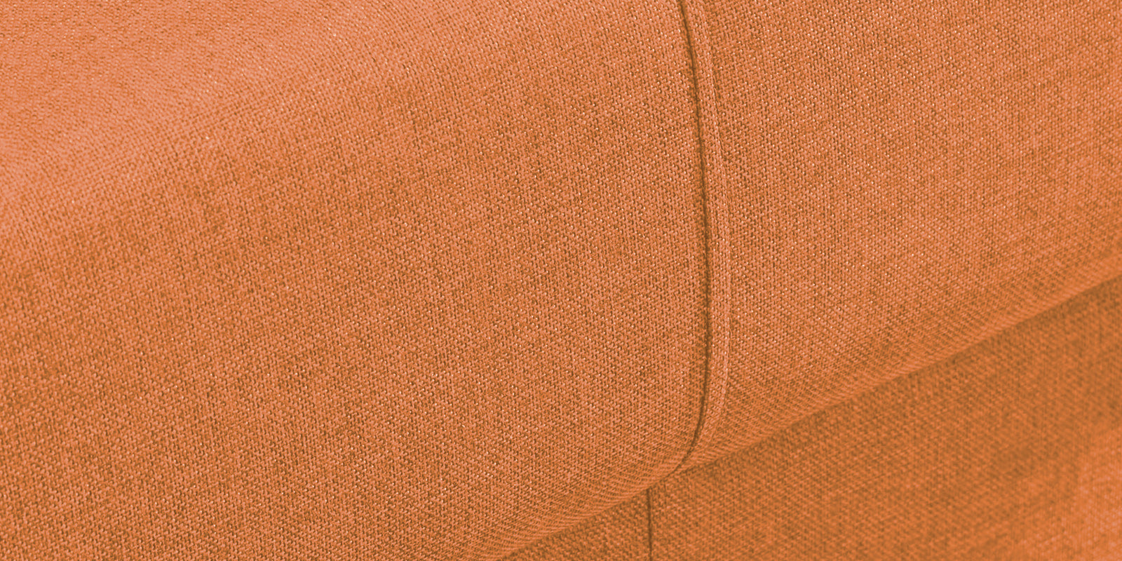 Devo Fabric 3 Seater Sofa In Dark Orange Colour - Febonic Living