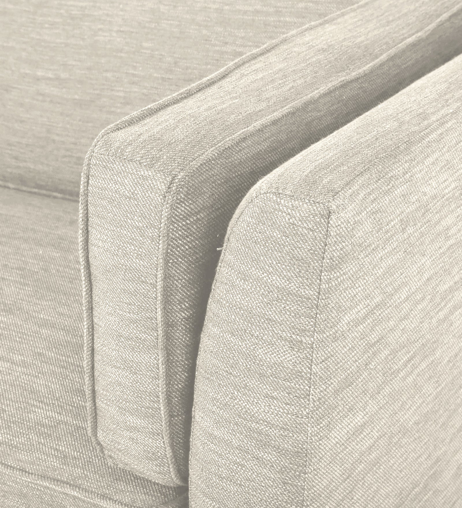 Nigar Fabric 1 Seater Sofa In  Ivory Beige Colour - Febonic Living