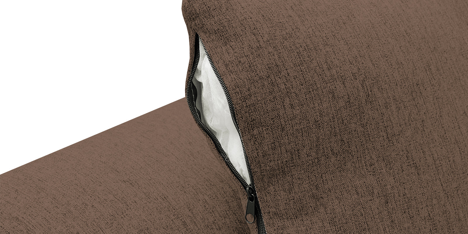 Bony Fabric 3 Seater Convertible Sofa Cum Bed In Ginger Brown Colour - Febonic Living