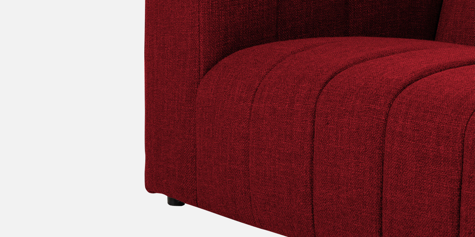Lara Fabric 2 Seater Sofa In Blood Maroon Colour - Febonic Living