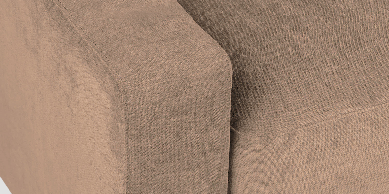 Dara Fabric 2 Seater Sofa In Cookie Beige Colour - Febonic Living