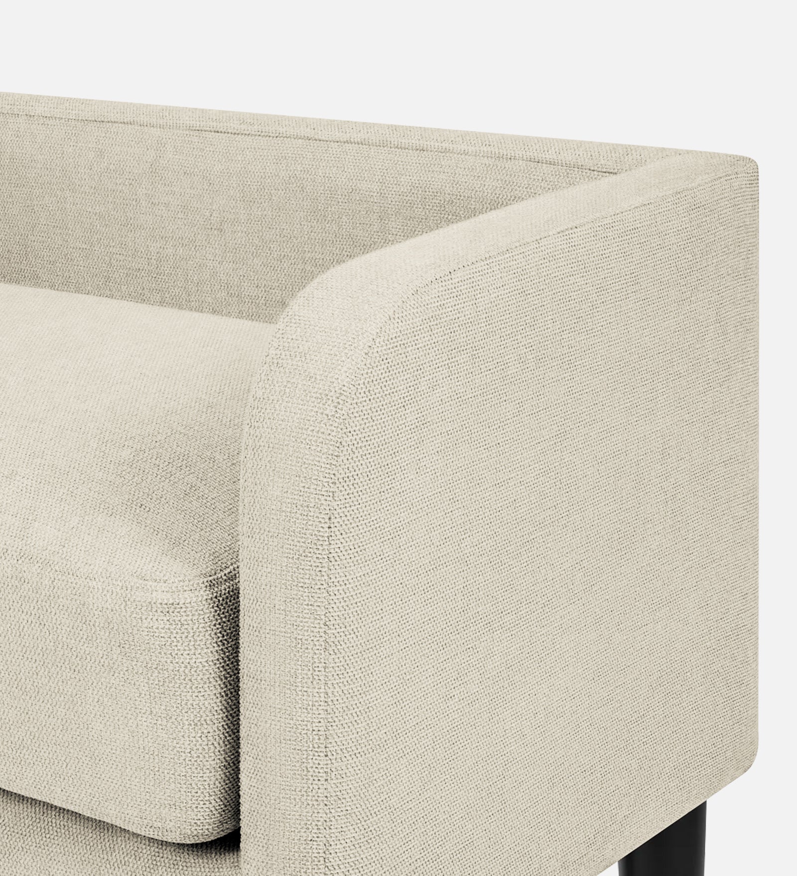 Maya Fabric Bench In Ivory Cream Colour - Febonic Living