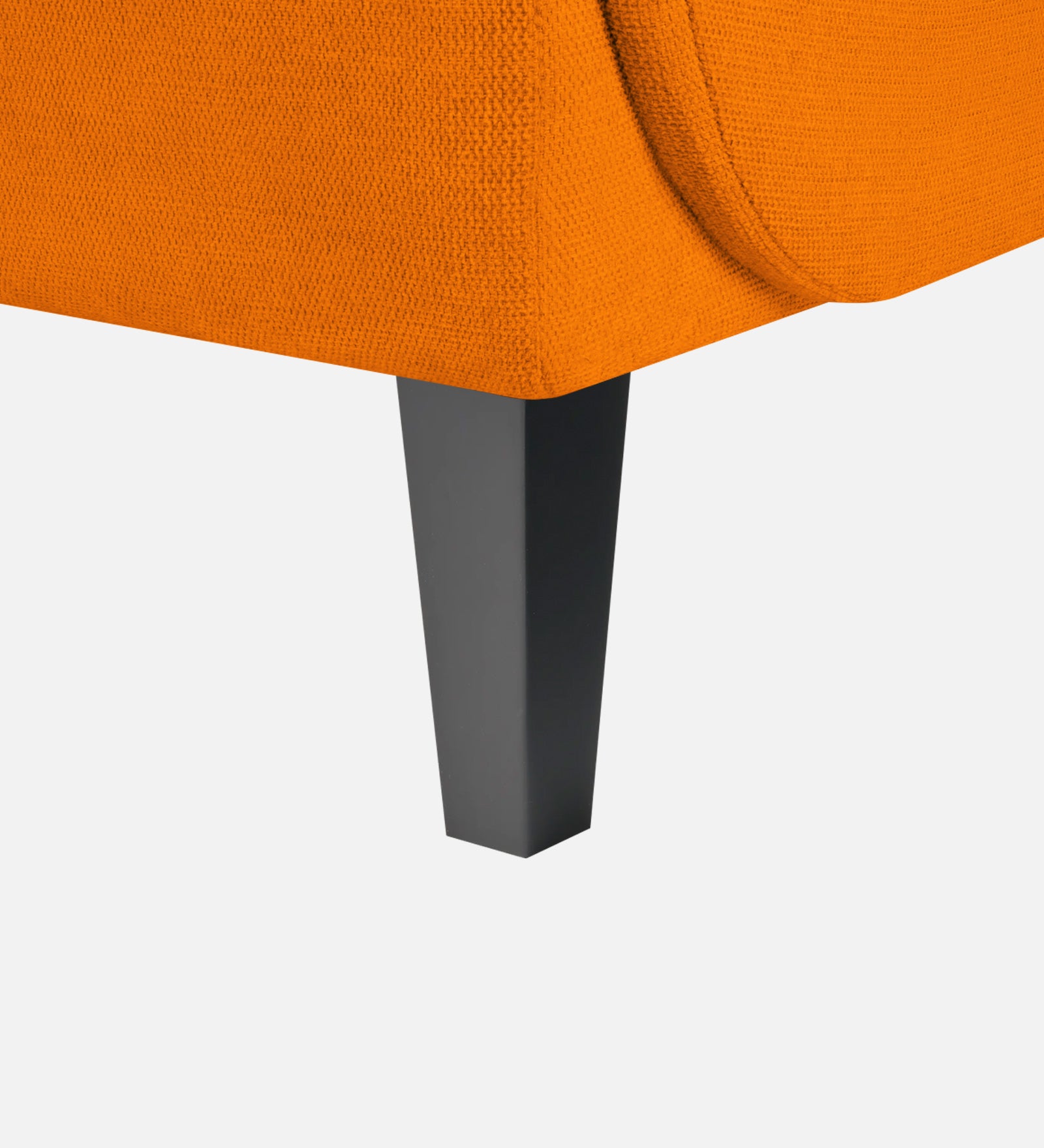 Siddy Fabric 1 Seater Sofa In Vivid Orange Colour - Febonic Living