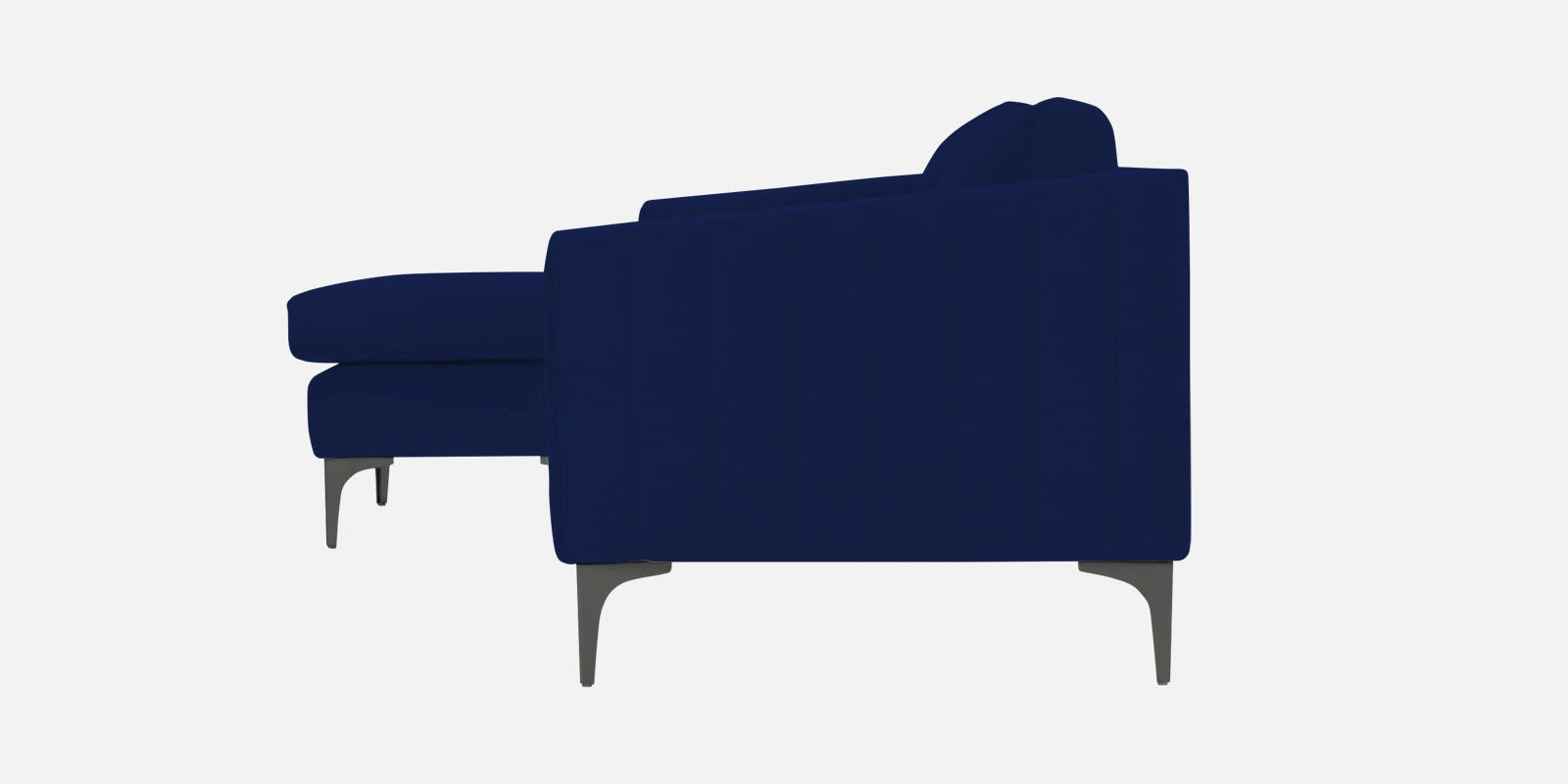 Haru Fabric RHS Sectional Sofa (2+Lounger) In Imperial Blue Colour - Febonic Living