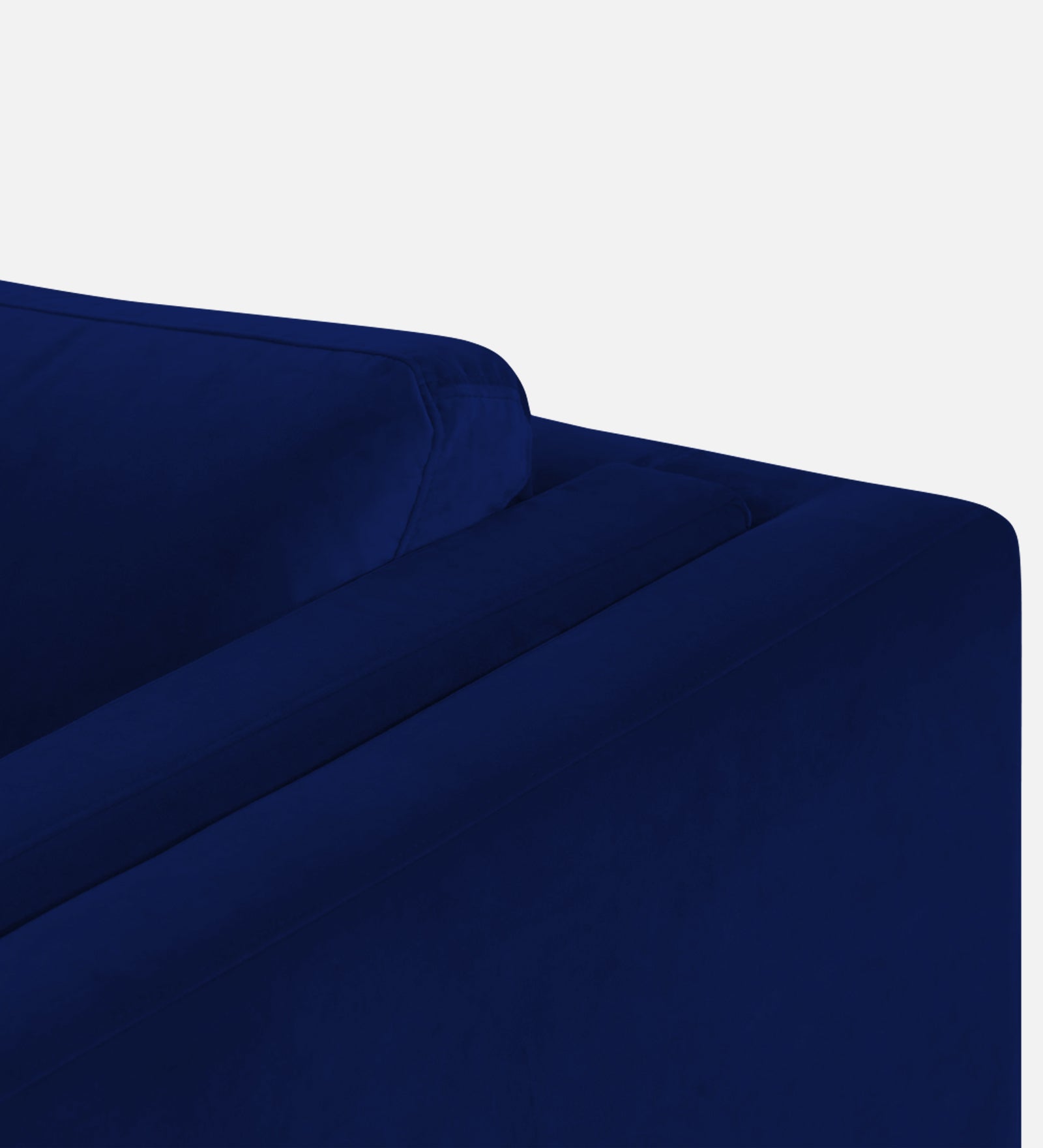 Jasper Velvet 1 Seater Sofa In Imperial blue Colour - Febonic Living