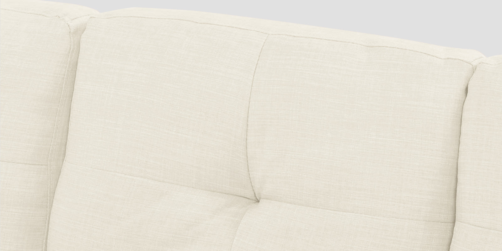 Jody Fabric 3 Seater Pull Out Sofa Cum Bed In Ivory Cream Colour With Storage - Febonic Living