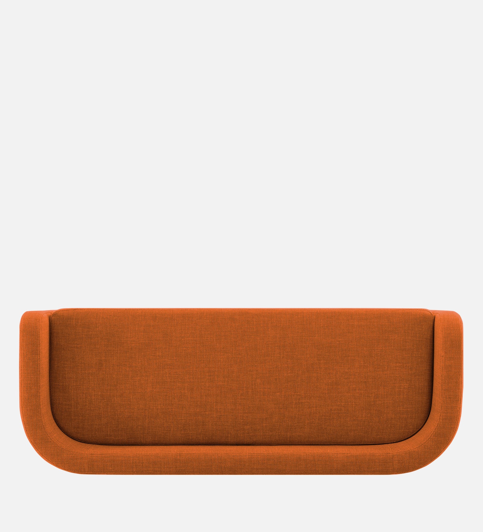 Cooper Fabric Storage Bench In Vivid Orange Colour - Febonic Living