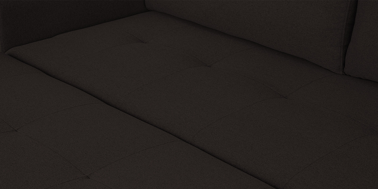 Sigma Fabric 3 Seater Pull Out Sofa Cum Bed In Cara Brown Colour - Febonic Living