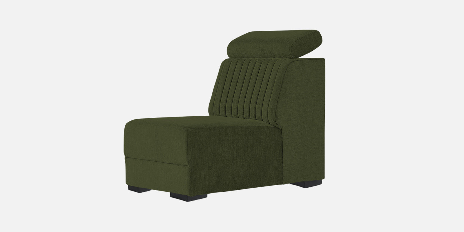 Draco Fabric 6 Seater Corner Sofa In Olive Green Colour - Febonic Living