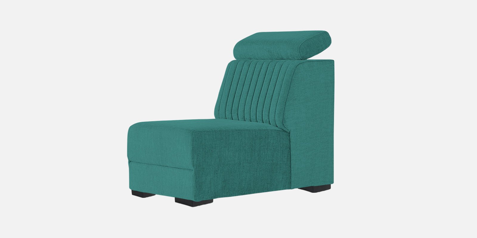 Draco Fabric 6 Seater Corner Sofa In Sea Green Colour - Febonic Living