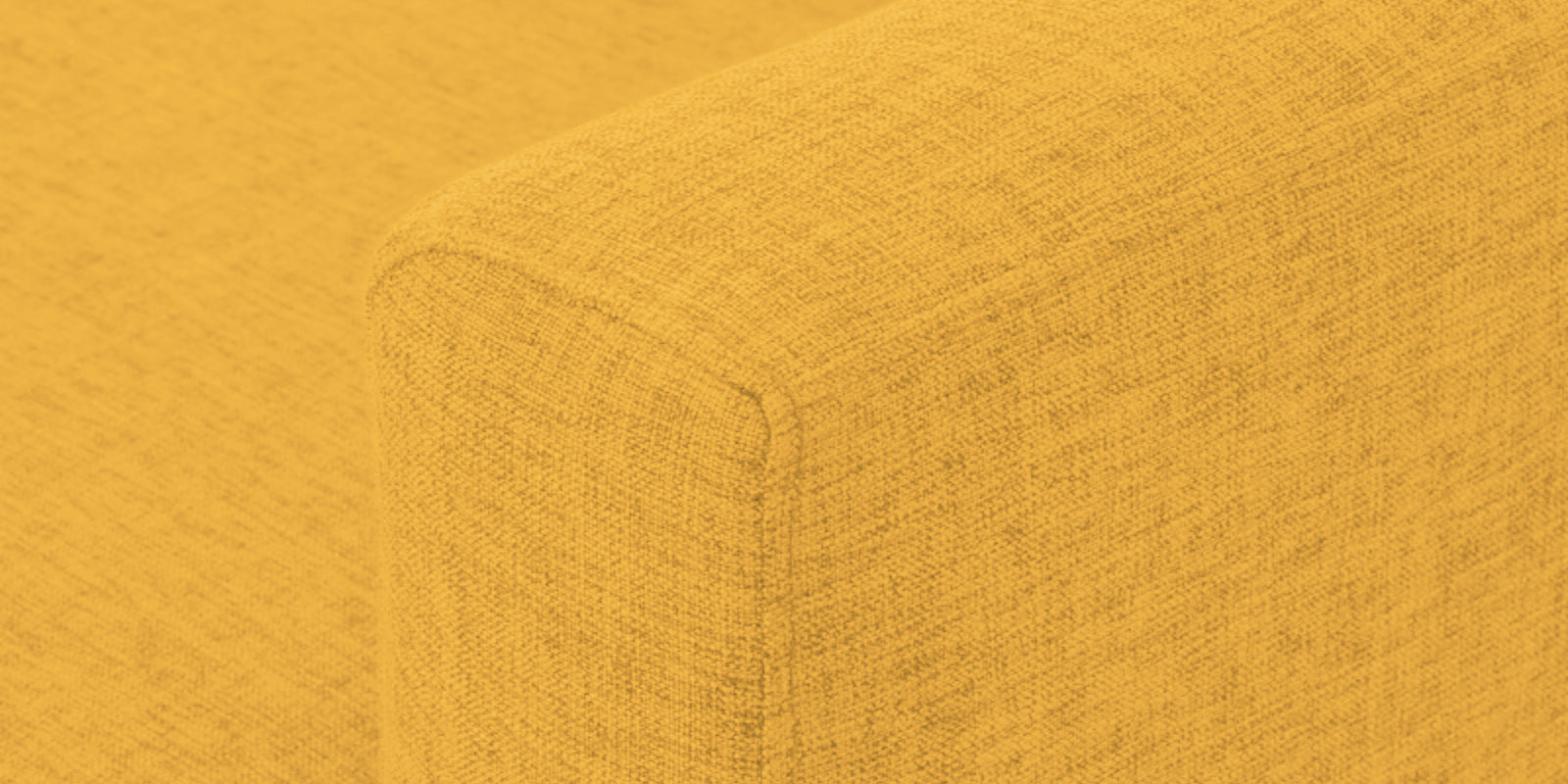 Casper Fabric 2 Seater Sofa In Bold Yellow Colour - Febonic Living