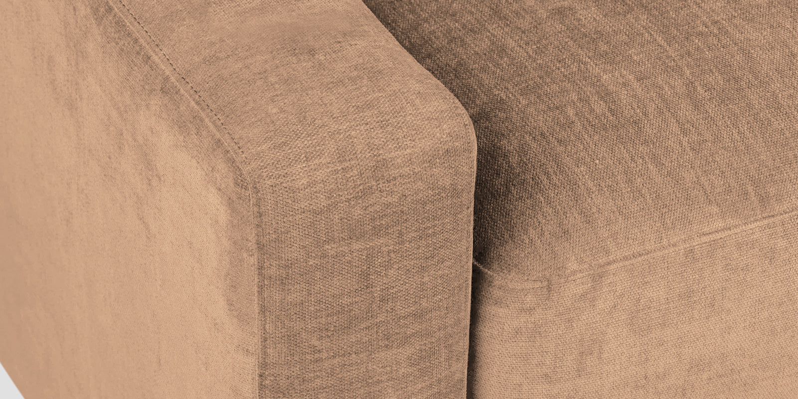 Dara Fabric 2 Seater Sofa In Cosmic Beige Colour - Febonic Living