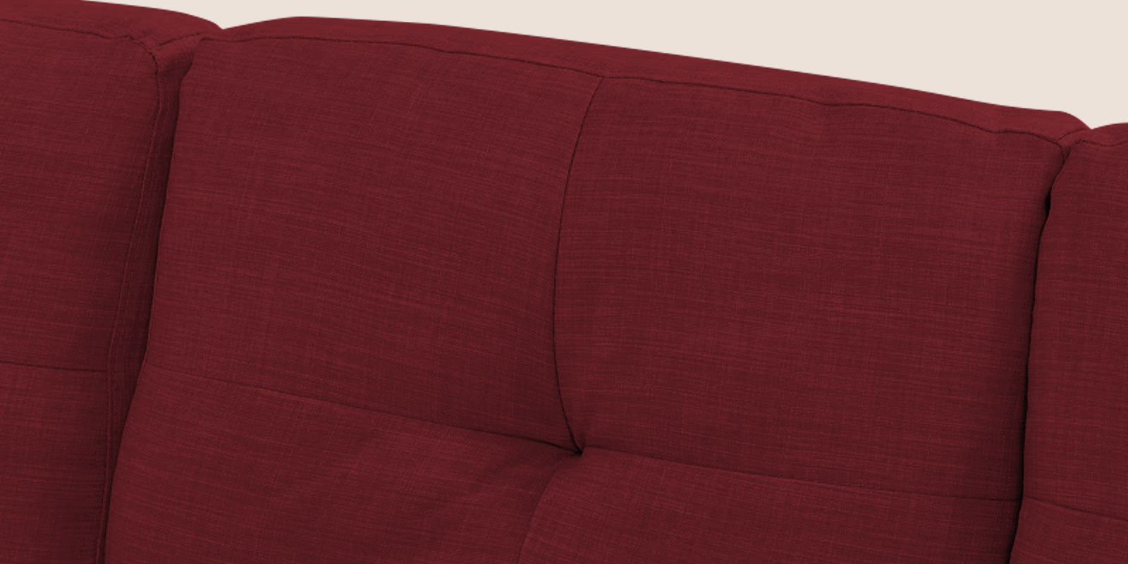 Jody Fabric 3 Seater Pull Out Sofa Cum Bed In Blood Maroon Colour With Storage - Febonic Living